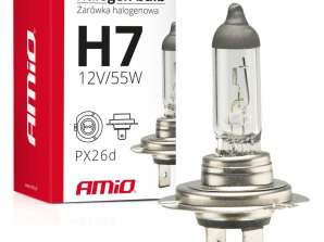 Галогенна лампа H7 12V 55W з UV-фільтром E8 Amio 01156