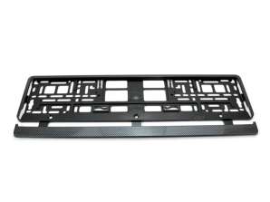 Karbon fleksibel amio 01165 nummerskilt ramme