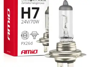 Halogenlampe h7 24v 70w uv-filter e8 amio 01252
