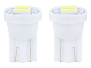 LED-pærer klassiske t10 w5w 2xsmd 5730 12v amio 01295