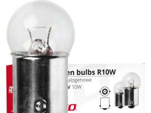 Галогенні лампи R10W BA15S 12V 10W 10 шт. amio 01487