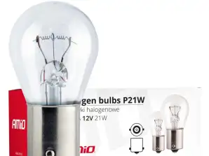 Ampoules halogènes p21w ba15s 12v 10 pièces