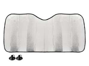 Solbeskyttelse for vindu 130x60cm mot solen og frost amio 01531