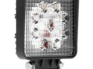 Lampa robocza halogen led szperacz awl03 9 led 12v 24v amio 01614