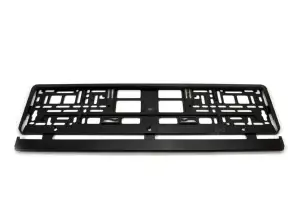 Cadre de plaque d'immatriculation noir flexible sans emballage amio 01642