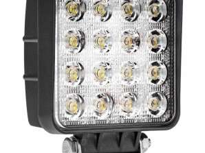 Lampe de travail halogène LED phare AWL05 16 LED 12V 24V AMIO 01700