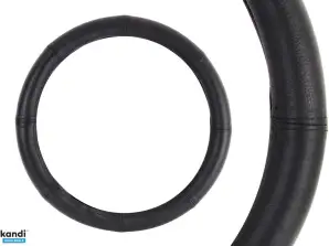 Nahkaverhoilu auton ohjauspyörälle s 35 37cm amio 01764