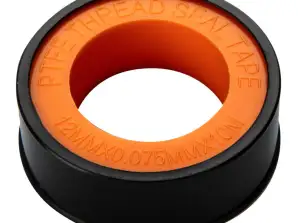Tetningsbånd for rør 10 m x 12 mm x 0.075 mm. 5 stk.