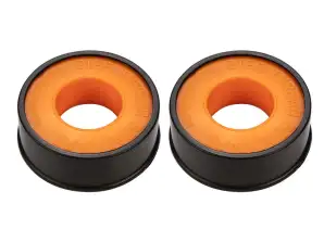 Afplaktape voor leidingen 10 m x 12 mm x 0,075 mm. 2 stuks.