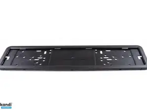 Metallrahmen für Nummernschild schwarz matt lpf 003 amio 02067