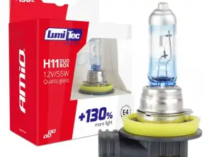 Halogenpærer h11 12v 55w lumitec limited 130 duo amio 02105