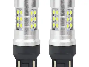 LED-Leuchten canbus 3030 24smd t20 7443 w21/5w weiß 12v 24v amio 02126