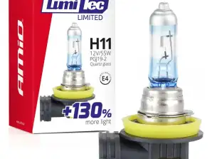 Halogenlampa H11 12V 55W Lumitec Limited 130 Amio 02134