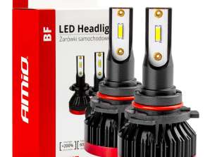 LED-auton lamput BF HB4 9006 6000K Canbus Amio 02247 -sarja