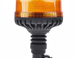 Warnlampe mit Blitzlicht 36 LED Flex R65 R10 12V 24V W03P Amio 02293