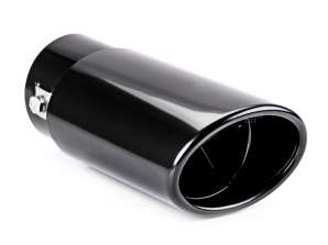 Auspuff-Endrohr Edelstahl mt 020b schwarz amio 02351