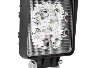 Arbeitslampe Halogen LED Suchscheinwerfer awl07 9 LED 12V 24V amio 02421