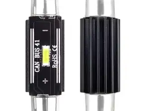 LED-Lampen canbus 1860 1smd ultrastark festoon c5w c10w c3w 41mm weiß 12v 24v amio 02444