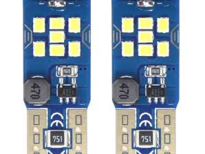 LED-Lampen canbus 21smd ultrahell 2016 t10 w5w weiß 12v 24v amio 02445