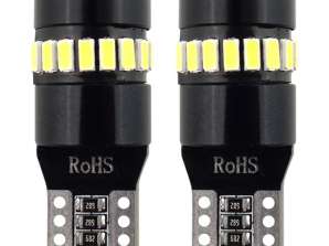 LED-Lampen canbus 18smd 3014 1smd 1smd t10 w5w weiß 12v 24v amio 02446