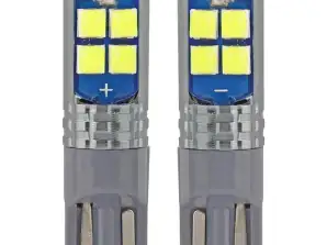 LED-Leuchten w5w canbus 10smd 3030 t10 12v 24v amio 02447
