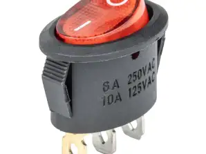 Interrupteur ovale éclairé Amio 02461