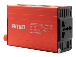 Spannungswandler 12v/220v 300w/600w 2xusb pi03 amio 02470