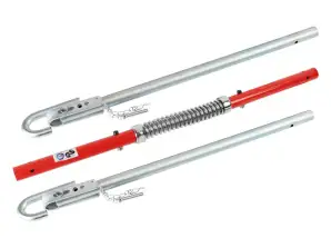 Steifes ausklappbares Ziehgerät 3t 3000 kg 205 cm mit Stoßdämpfer amio 02477
