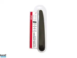 Schwarze Schutzpuffer für Stoßstangen 2x30cm amio 02504