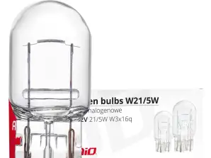 Halogenlampen T20 W21W W3x16d 12V 10 Stk. amio 02551