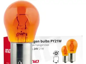 Halogenlampen py21w bau15s 24v 21w amber 10 Stück