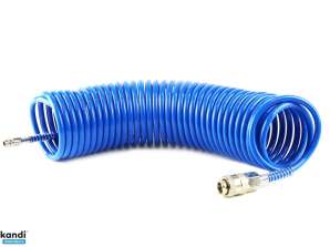 Spiralslange for komprimert luft pe 5x8mm 10m pt 04 amio 02603