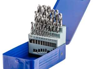 Bohrer-Satz für Stahl und Gusseisen NWKa Basic M 25. 1.0 13.0 mm. geschliffen. HSS 25 Stück.