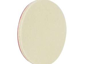 Polering av filt borrelås filtskive 125mm x 10mm amio 02650