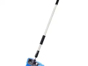 Teleskopbürste mit Durchfluss zum Autowaschen 97 160cm amio 02660