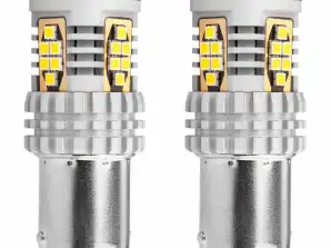 LED-Lampen canbus 3020 24smd 1157 bay15d p21/5w weiß 12v 24v amio 02798