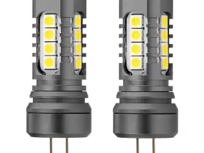 LED-Lampen canbus 3030 18smd hp24w weiß 12v 24v amio 02803
