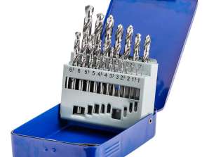 Bohrersatz für Stahl und Gusseisen NWKa INOX M 19. 1.0 10.0 mm. geschliffen. HSS E Co5 19 Stück.