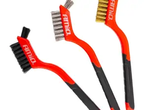 Stahledrahtbürsten Set 3 Stück amio 02827