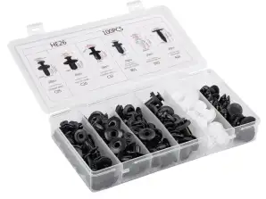 Auto Clips Set 100 Stück amio 02830