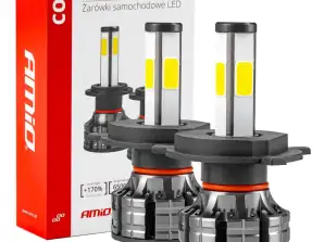 LED-Autobirnen Serie COB H4 6500K AMIO 02843