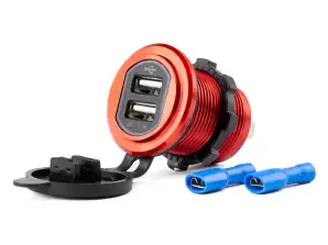 Wasserdichte Ladestation mit 2xusb 12v 24v mod 10 amio 02860