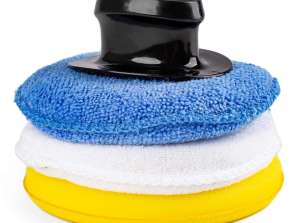 Juego de esponjas de limpieza esponjas de pulido 3 x 125 mm amio 02904