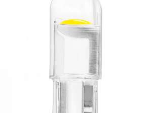 Standard LED izzó tiszta fehér T10 W5W 12V fehér 100 db Amio 02955