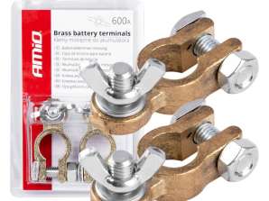 Messinkiset akkuhuput perhonen 600a 2 kpl blister amio 02956