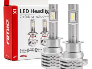 LED-Autolampen-Serie x1 h1 6500k canbus amio 02963