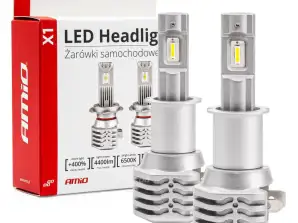 Auto LED Glühlampen Serie X1 H3 6500K CANBUS AMiO 02964