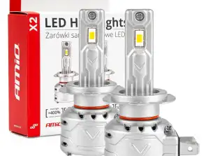 LED-Autolampen Serie X2 H7 6500K CANBUS AMiO 02973