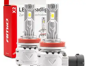 LED-Autolampen Serie x2 h8 h9 h11 h16 6500k canbus amio 02974