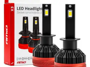 LED-Autolampen Serie X3 H1 6500K CANBUS AMiO 02977